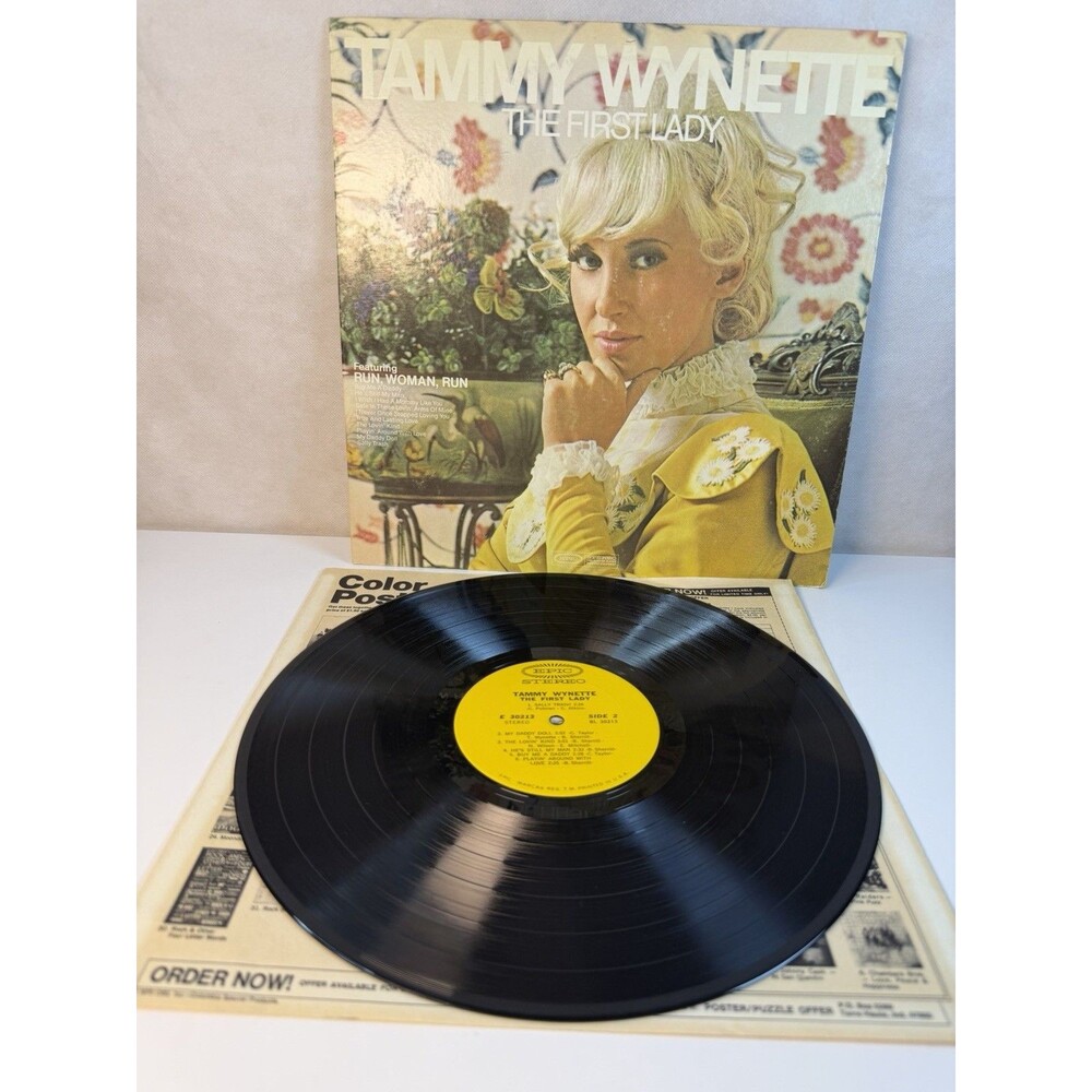 Tammy Wynette The First Lady Vinyl LP 1970 Epic E 30213